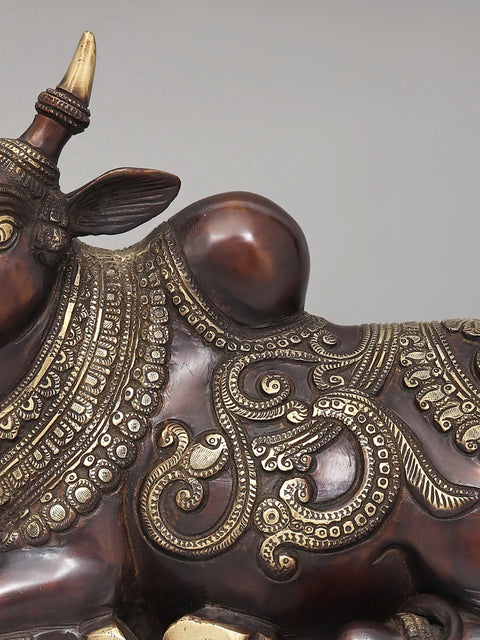 Nandi - Vahana of Lord Shiva | Brass Statue