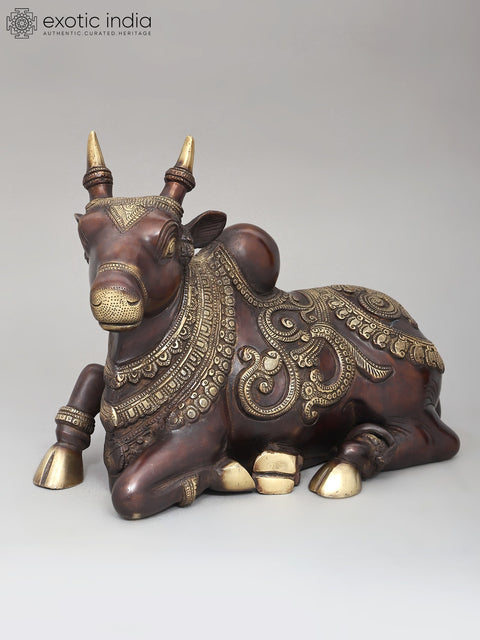 Nandi - Vahana of Lord Shiva | Brass Statue
