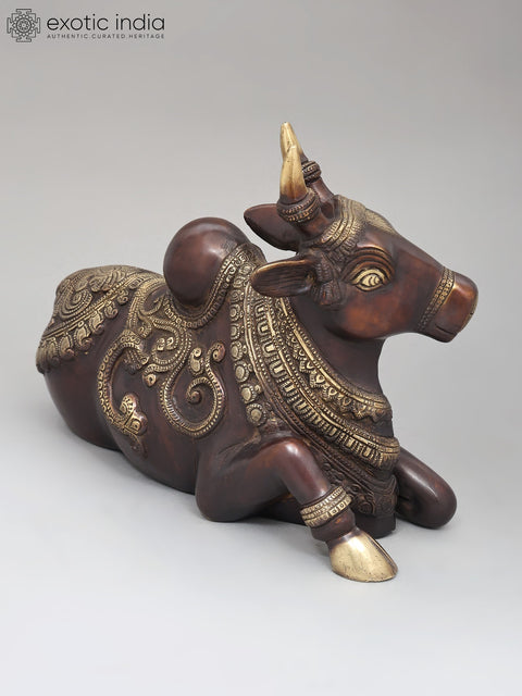 Nandi - Vahana of Lord Shiva | Brass Statue