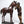 51" Girl Caressing Her Horse | Large Size Brass Statues