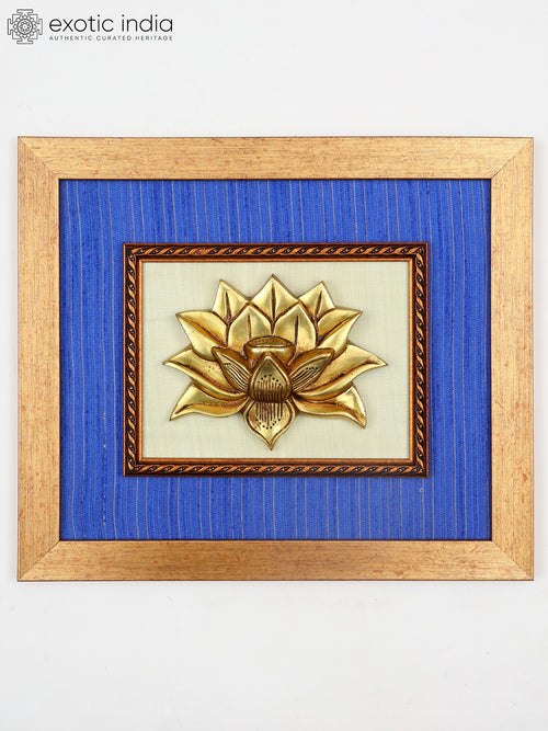 15" Wood Lotus Flower Wall Hanging for Home Decor