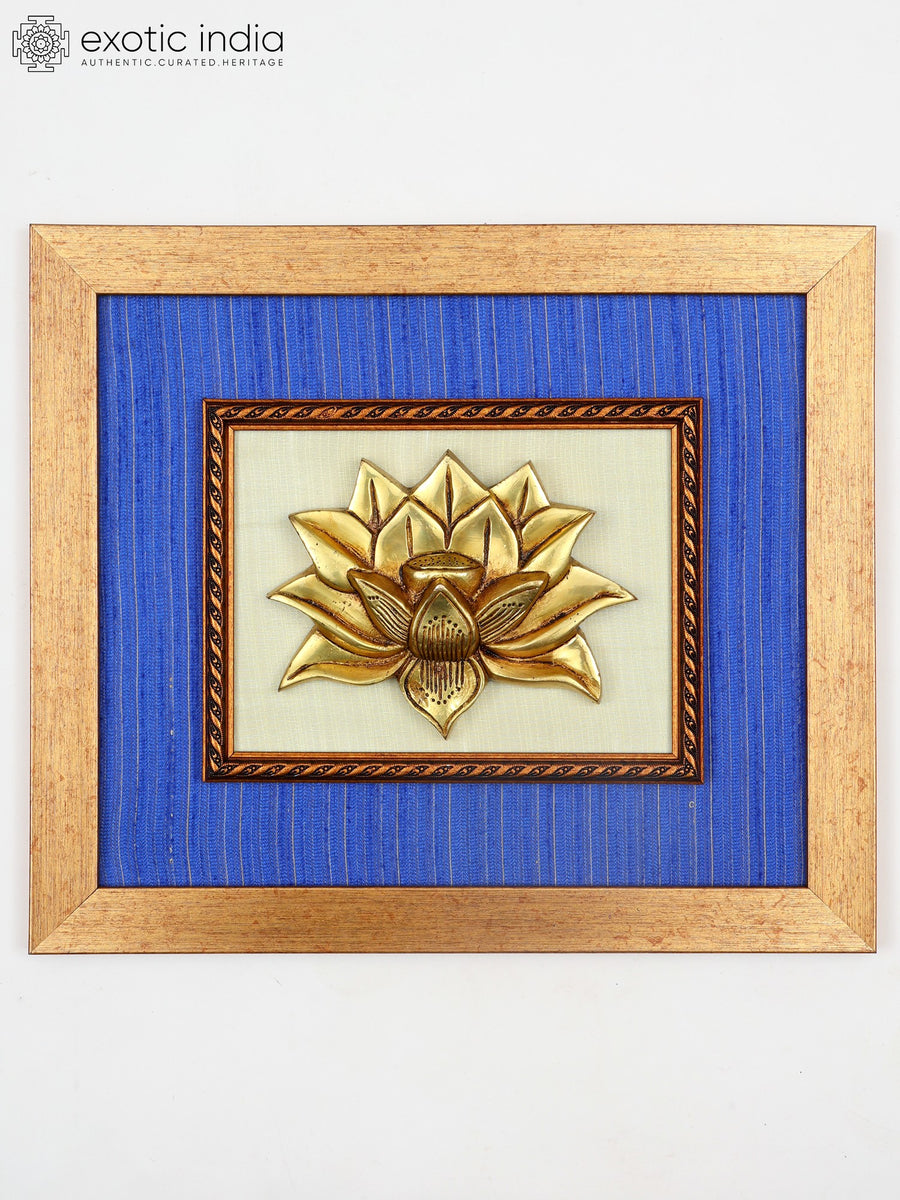 15" Wood Lotus Flower Wall Hanging for Home Decor