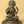 2" Small Superfine Blessing Goddess Lakshmi Brass Statue