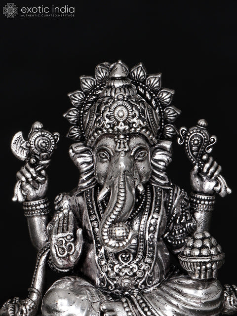Small Superfine Ekadanta Ganesha Brass Statue