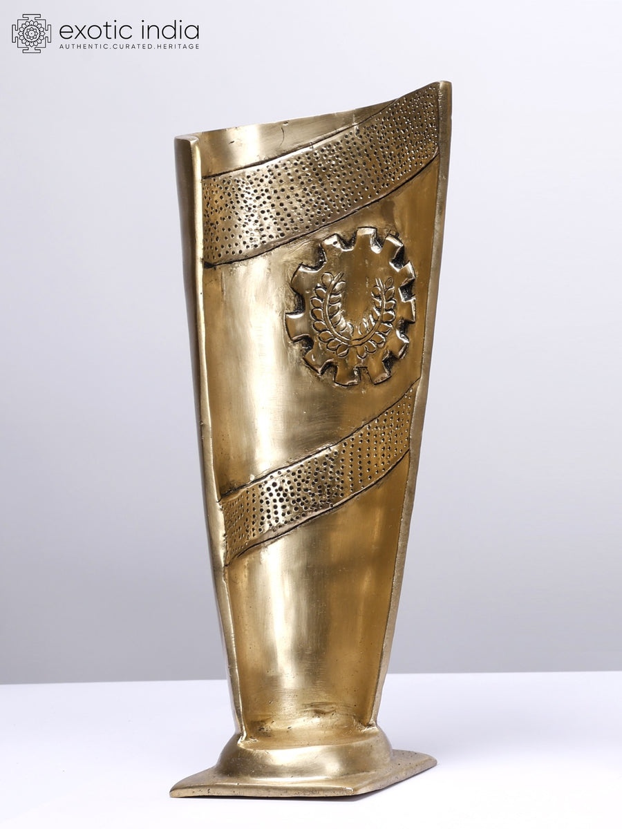 11" Award of Excellence Trophy Brass Home Decor