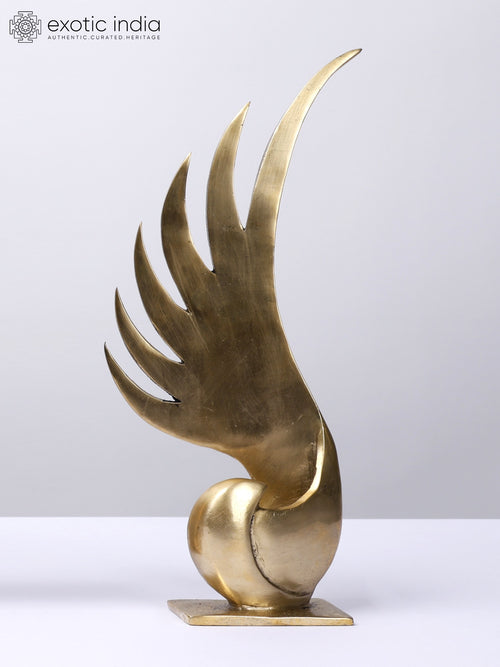 11" Stylish Brass Trophy for Table Decor
