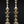 25" Pair of Superfine Peacock Lamps in Brass