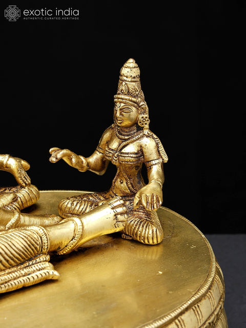 10" Shri Padmanabha Swamy (Shesha-Shayi Lord Vishnu) | Brass Statue