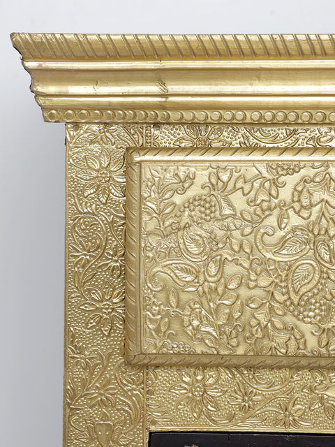 24" Wooden Chest of Drawers in Wood with Brass Work