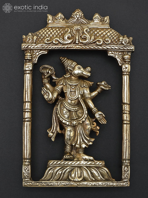 34" Brass Dashavatara of Lord Vishnu | Wall Hanging | Set of Ten