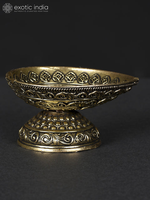 2" Superfine Designer Diya in Brass