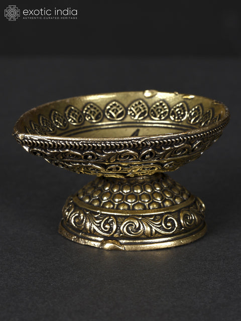 2" Superfine Designer Diya in Brass