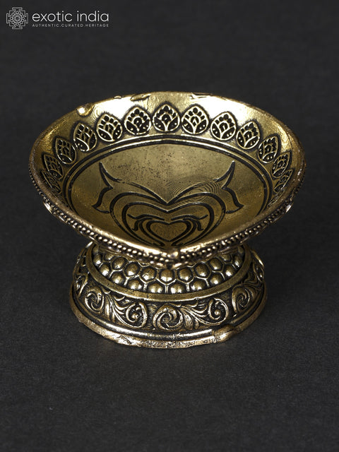 2" Superfine Designer Diya in Brass