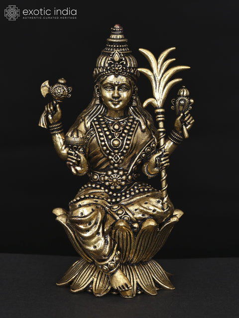 4" Small Superfine Goddess Rajarajeshvari | Brass Statue