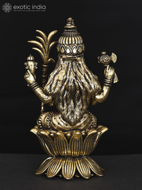 4" Small Superfine Goddess Rajarajeshvari | Brass Statue
