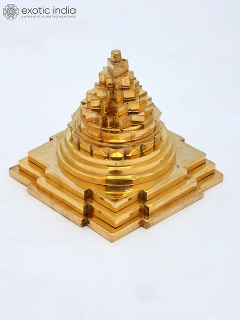 Small Shri Yantra in Brass