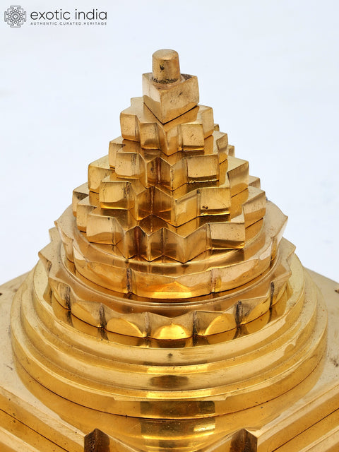 Small Shri Yantra in Brass