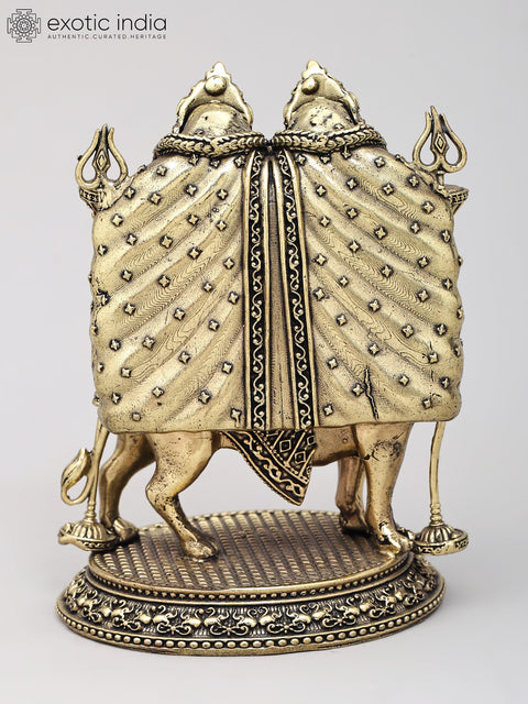 4" Small Superfine Chamunda Devi | Brass Statue