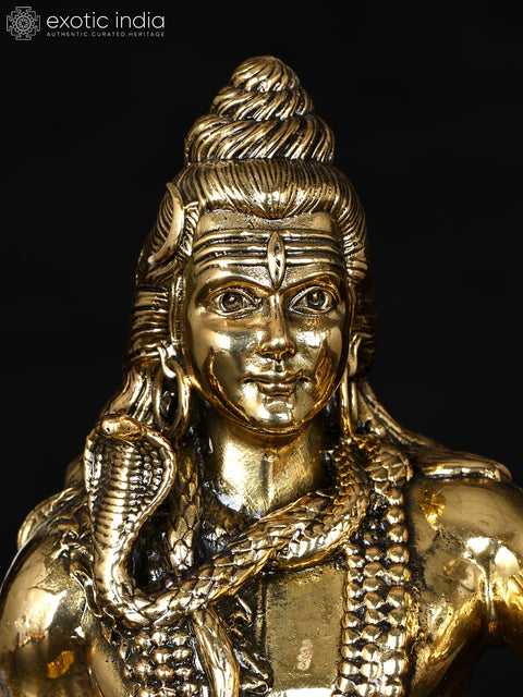 Superfine Standing Lord Shiva | Brass Statue