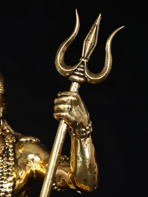 Superfine Standing Lord Shiva | Brass Statue
