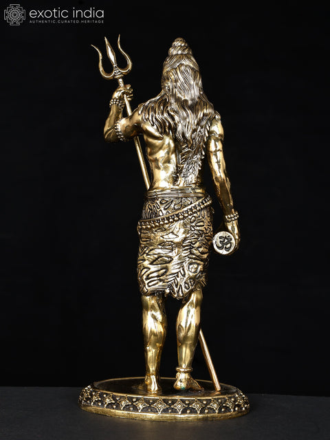Superfine Standing Lord Shiva | Brass Statue