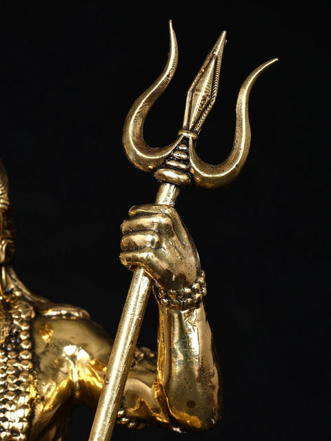 Superfine Standing Lord Shiva | Brass Statue