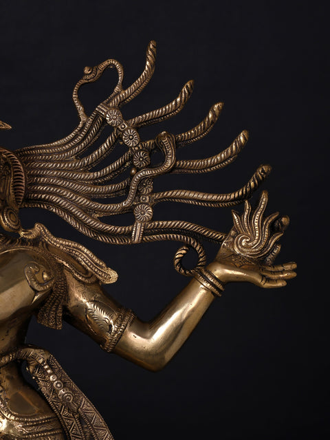 30" Large Nataraja - Dancing Lord Shiva | Brass Statue