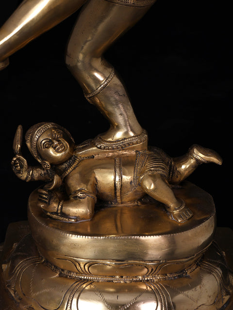 30" Large Nataraja - Dancing Lord Shiva | Brass Statue