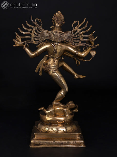 30" Large Nataraja - Dancing Lord Shiva | Brass Statue