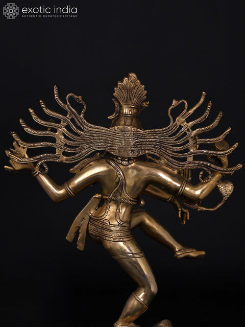 30" Large Nataraja - Dancing Lord Shiva | Brass Statue