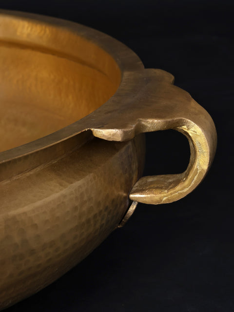 34" Huge Brass Urli