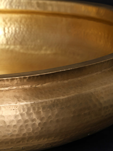 34" Huge Brass Urli