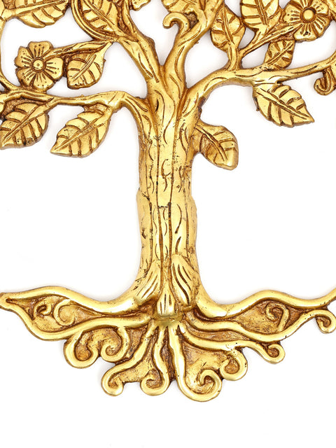 13" Brass Tree of Life | Wall Decor