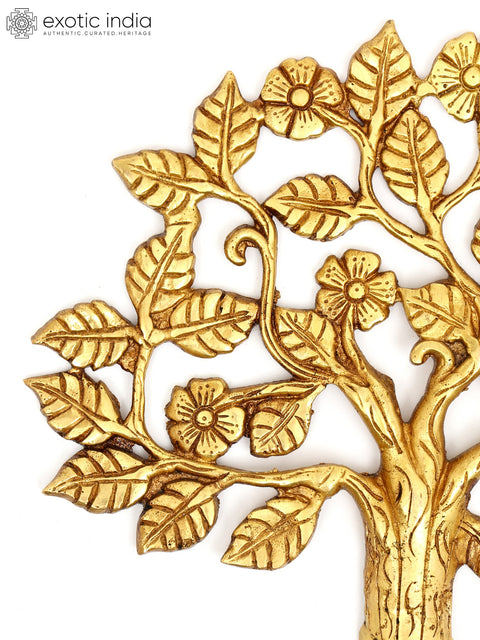 13" Brass Tree of Life | Wall Decor