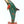 18" Standing Dolphin Statue in Brass with Inlay Work | Table Decor