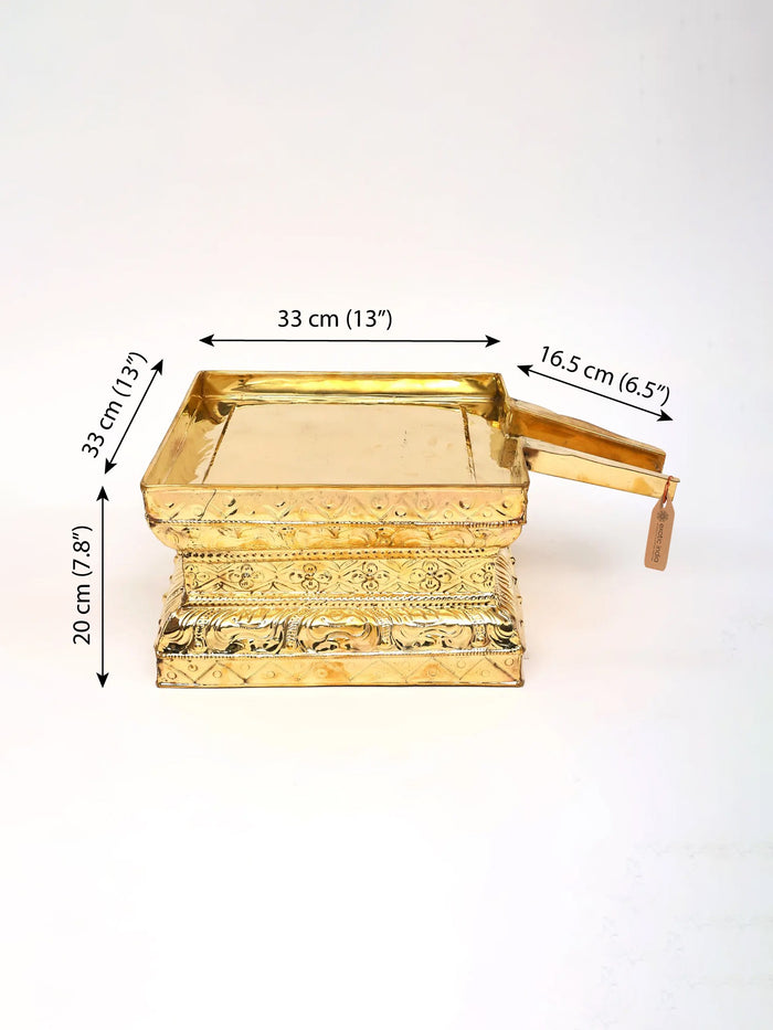 16" Brass Abhishek Patra