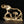 8" Stylized Brass Elephant with Baby Elephant | Table Decor