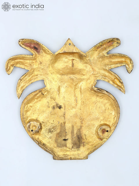 10" Brass Wall Hanging Ritual Kalash