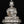 8" Lord Buddha in Vitark Mudra | Silver Plated Brass Statue