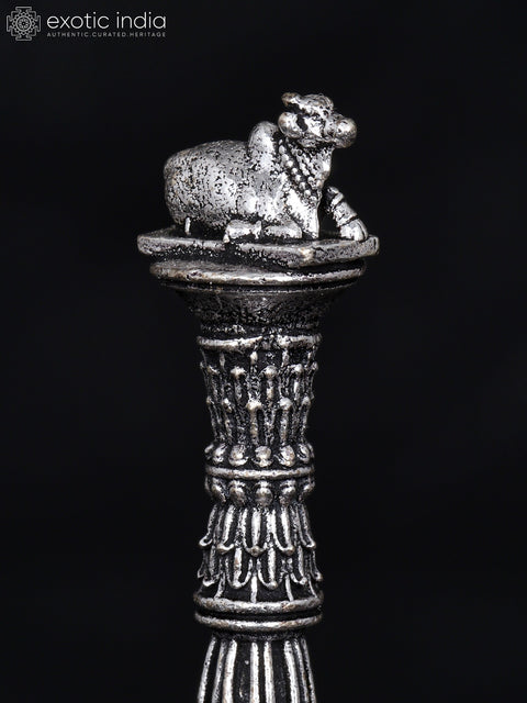 3" Superfine Nandi Bell in Brass with Silver Plating