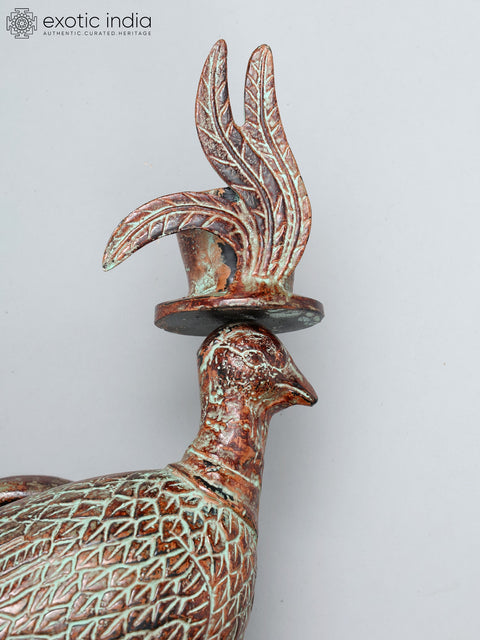 22" Emerson Brass Bird Wall Mount | Home Decor