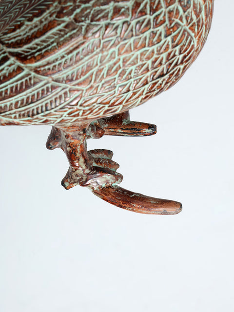 22" Emerson Brass Bird Wall Mount | Home Decor