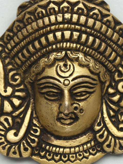 3" Small Goddess Durga Face | Wall Hanging