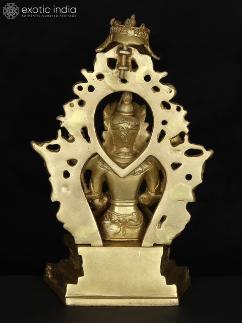 10" Maitreya Buddha - The Future Buddha | Brass Statue