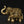 Small Elephant Statue with Upraised Trunk | Brass Statue