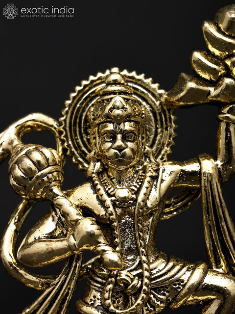 2" Small Sanjivani Hanuman | Brass Statue