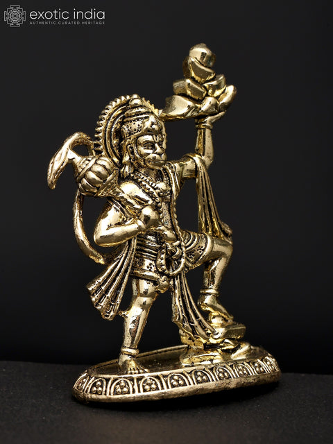 2" Small Sanjivani Hanuman | Brass Statue