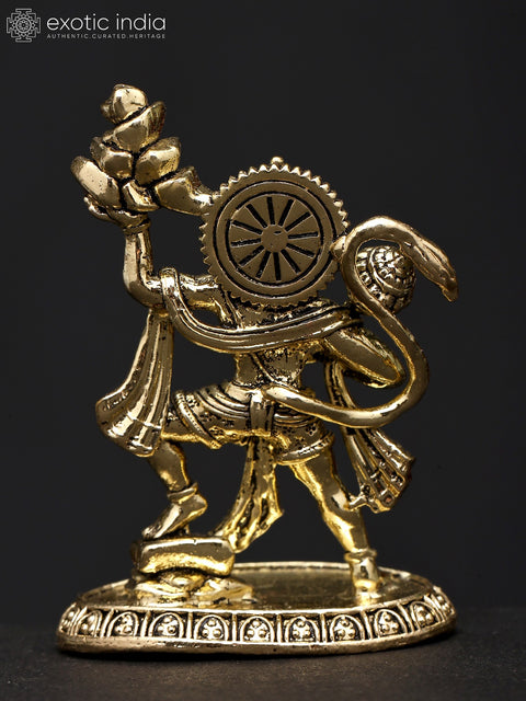 2" Small Sanjivani Hanuman | Brass Statue