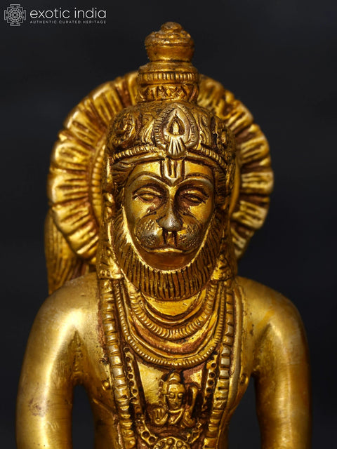 5" Small Lord Hanuman in Dhyan Mudra