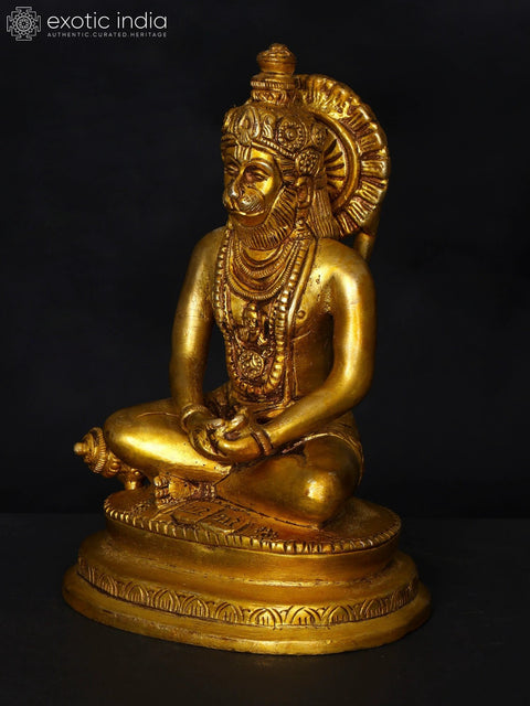 5" Small Lord Hanuman in Dhyan Mudra